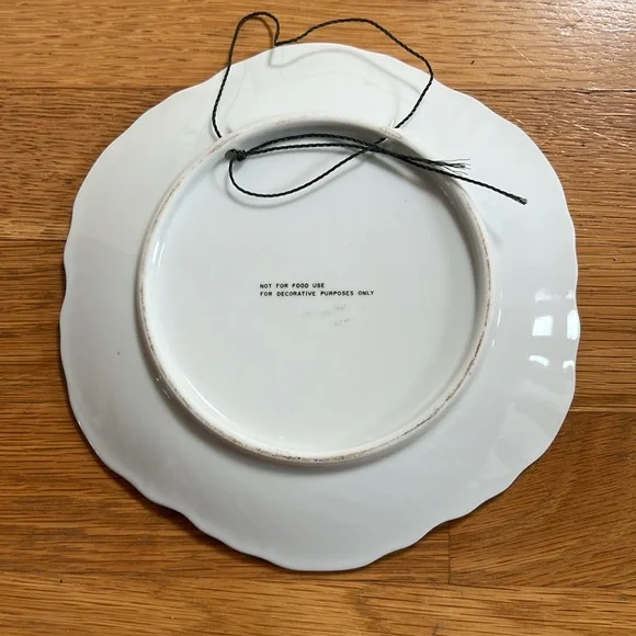 Vintage Irish Blessing Hanging Plate "May the road rise up to meet you..." - Picture 2 of 4